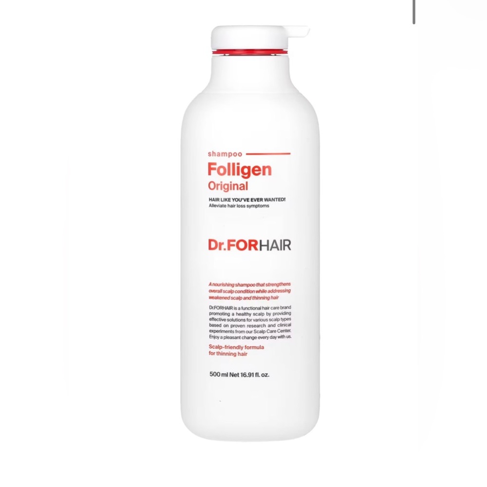 Dr.FORHAIR Scalp Strengthening Folligen Shampoo 16.9 fl. oz